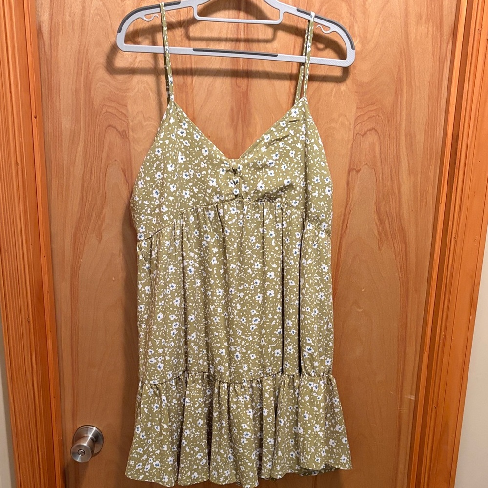 Floral Spaghetti Strap Dress